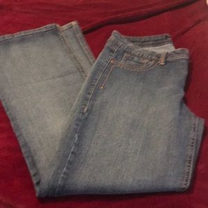Fade to blue boot cut size 10 jeans